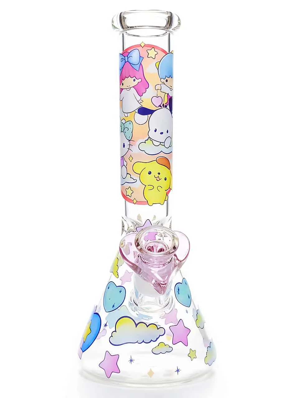 10" Cloud Dream Sanrio All-Stars Beaker Glass Bong