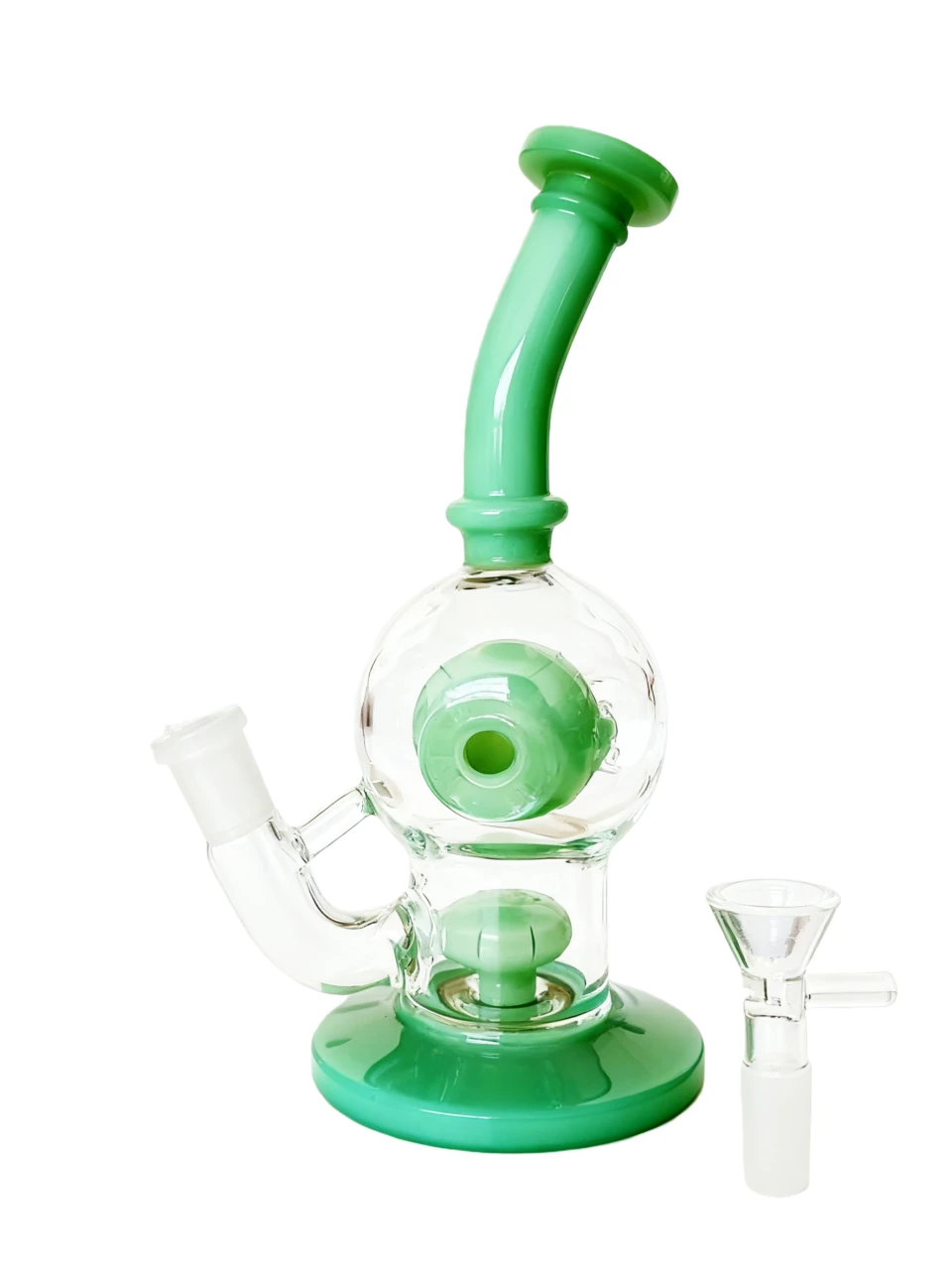 7" Colorful Mini Glass Bong Dab Rig
