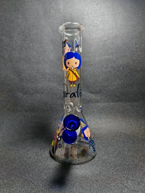 Coraline Fantasy Art Beaker Glass Bong