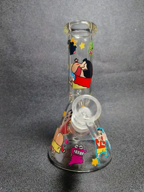 Crayon Shin-chan Shiro Action Mask Beaker Glass Bong