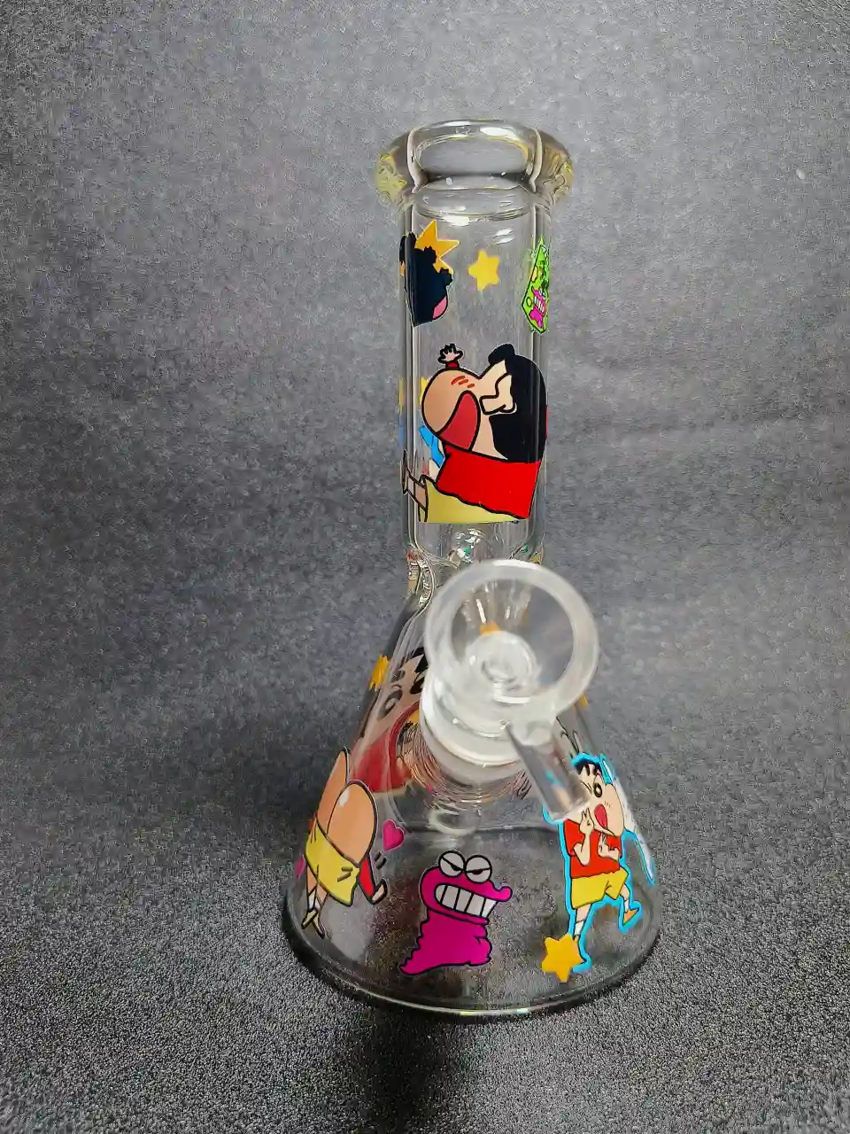Crayon Shin-chan Shiro Action Mask Beaker Glass Bong