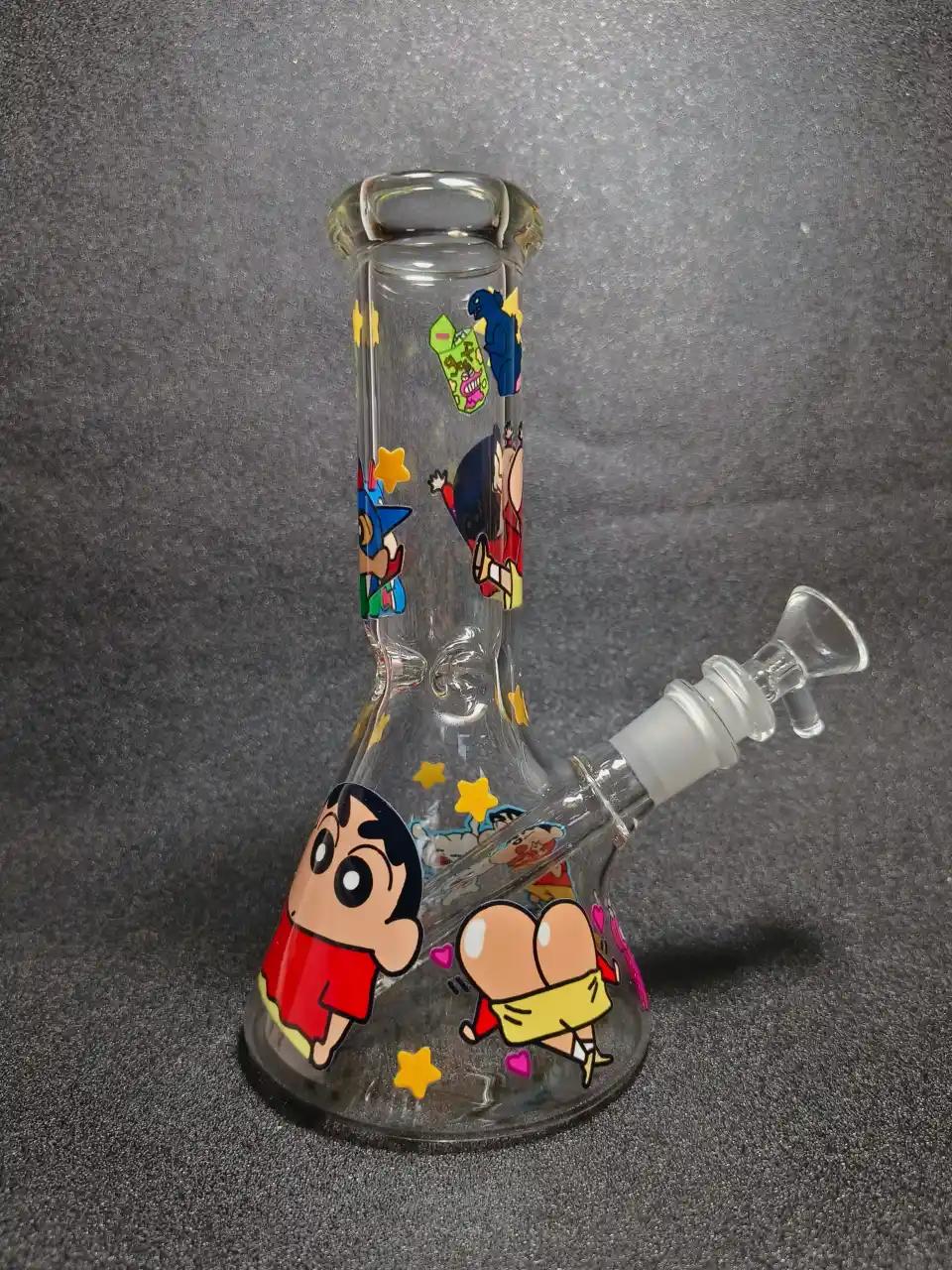 Crayon Shin-chan Shiro Action Mask Beaker Glass Bong