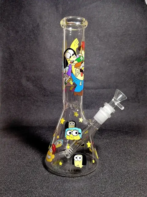 Cricket Green Big City Greens Disney Crazy City Comedy Beaker Glass Bong Cricket Green Big City Greens Disney Crazy City Comedy Beaker Glass Bong