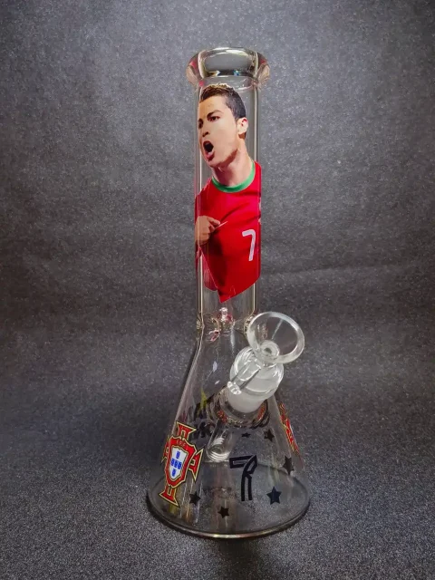 Cristiano Ronaldo Portugal #7 Football Glass Bong