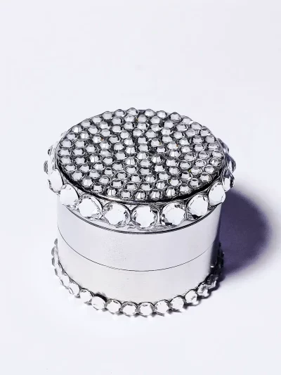 Crystal Bling Mini Herb Grinder – Sparkle Meets Smooth Grinding