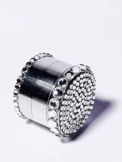 Crystal Bling Mini Herb Grinder – Sparkle Meets Smooth Grinding