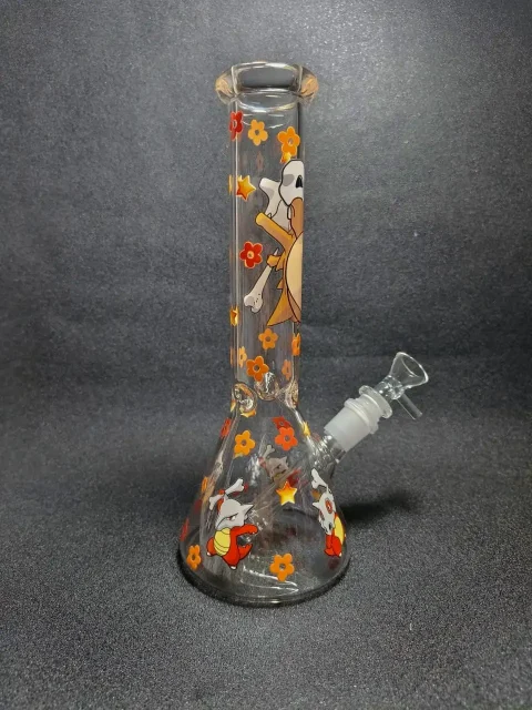 10″ Pokemon Cubone Star Pattern Beaker Glass Bong 10" Pokemon Cubone Star Pattern Beaker Glass Bong
