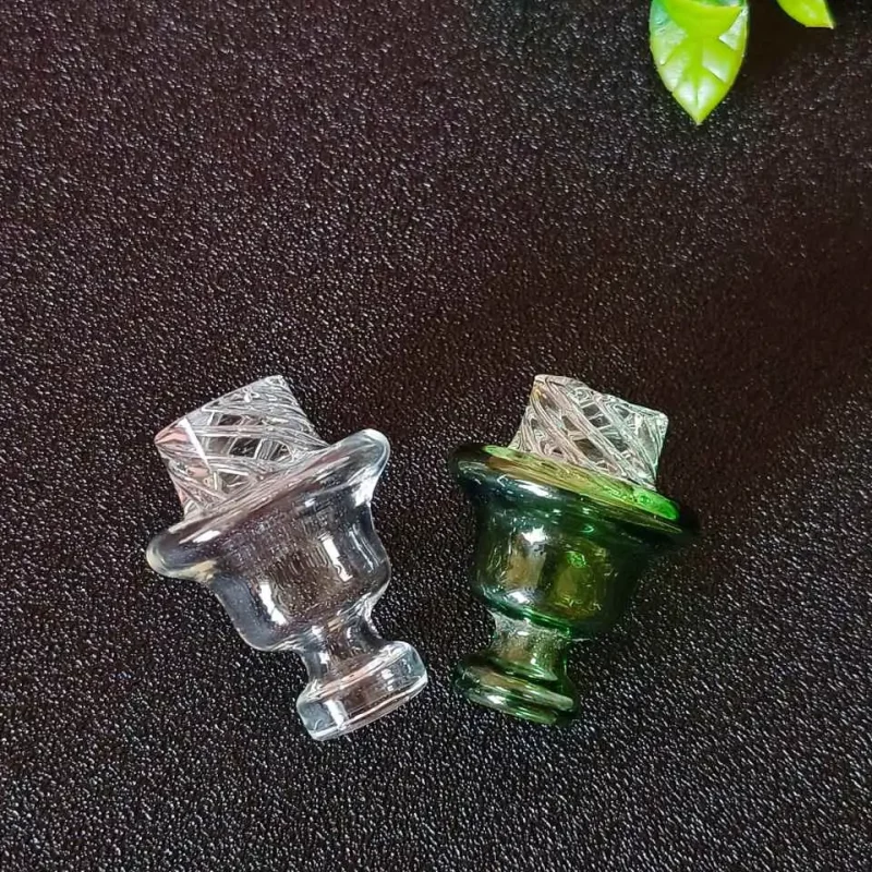 Cyclone Vortex Carb Cap | Clear and Green