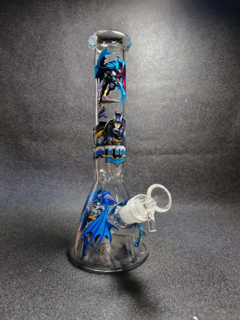 10" Dark Knight Batman Beaker Glass Bong