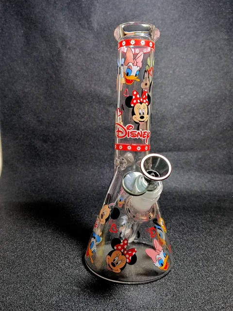 10" Disney Mickey & Friends Classic Beaker Glass Bong