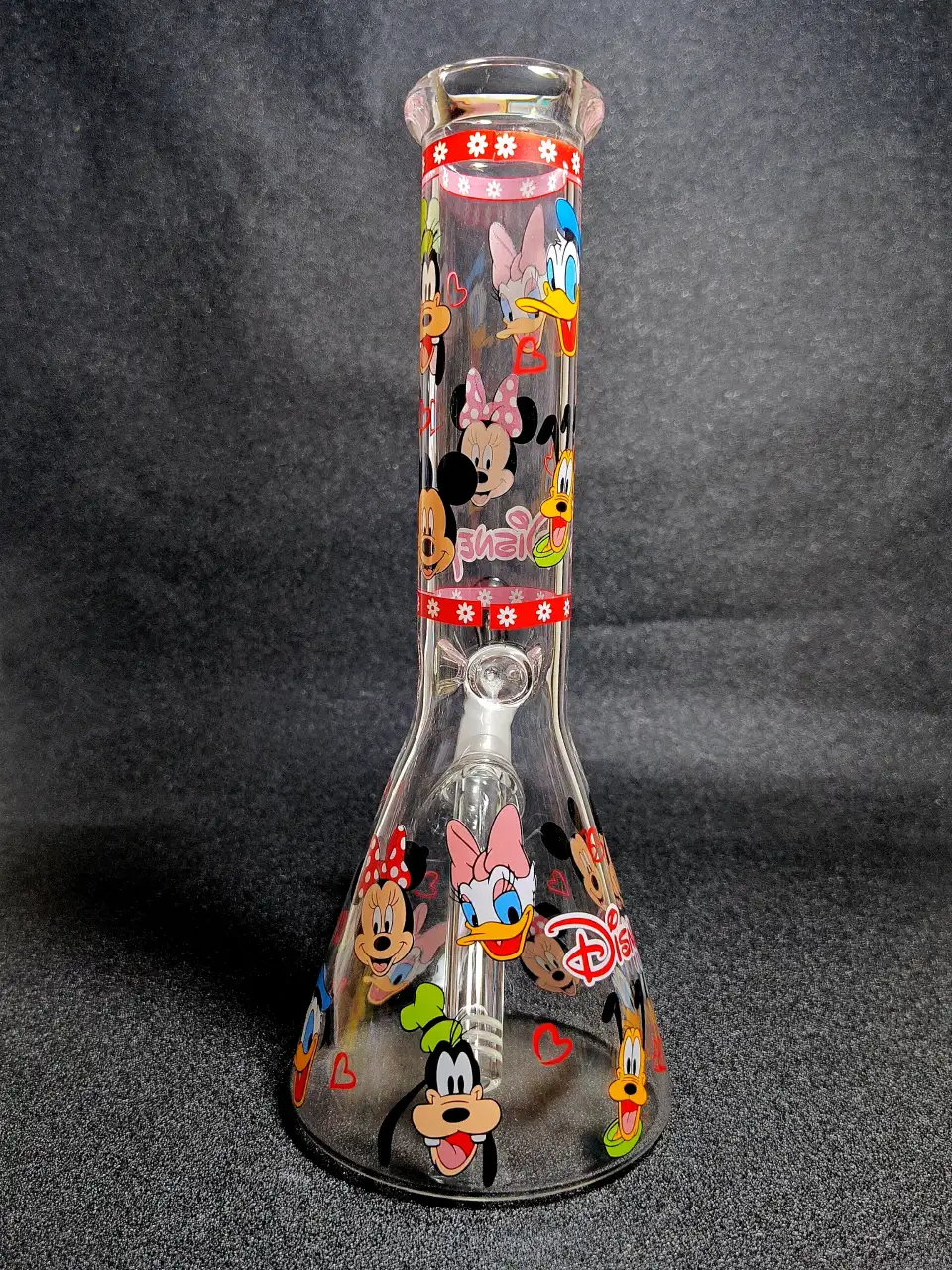 10" Disney Mickey & Friends Classic Beaker Glass Bong