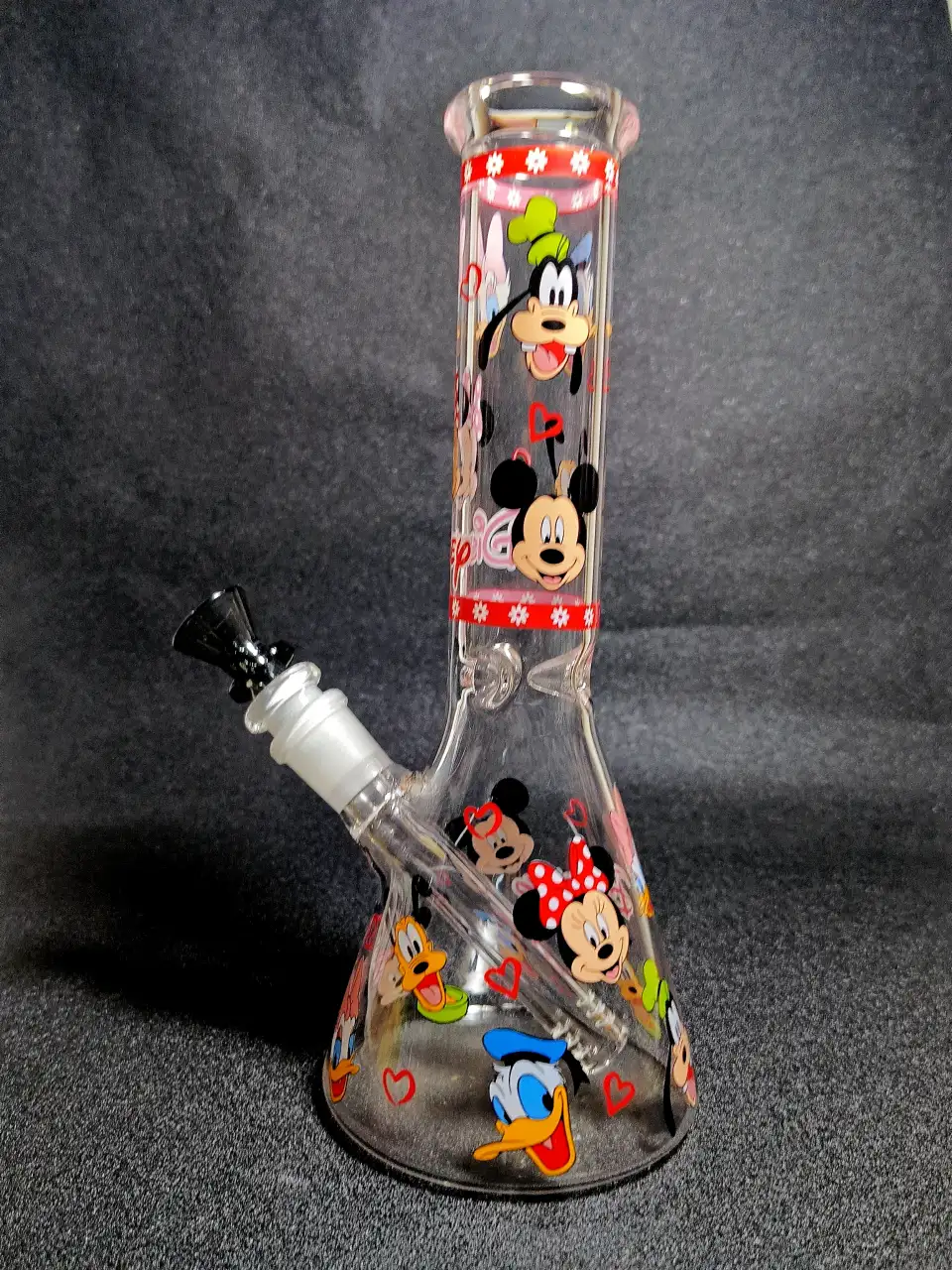 10" Disney Mickey & Friends Classic Beaker Glass Bong