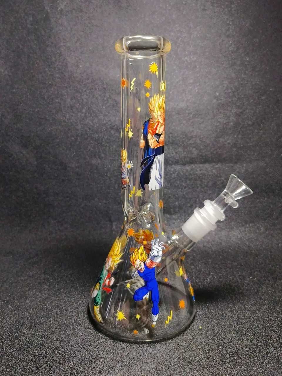 Dragon Ball Super Saiyan Gogeta Vegito Beaker Glass Bong