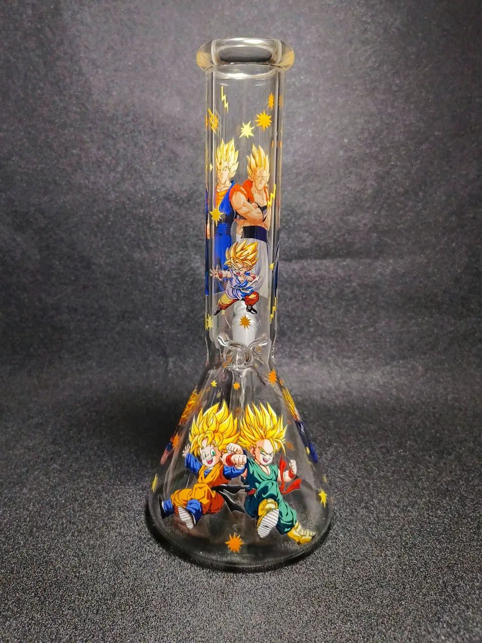Dragon Ball Super Saiyan Gogeta Vegito Beaker Glass Bong