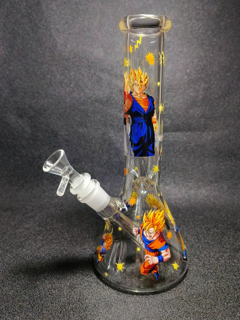 Dragon Ball Super Saiyan Gogeta Vegito Beaker Glass Bong