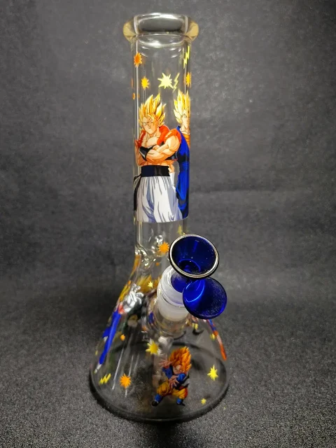 Dragon Ball Super Saiyan Gogeta Vegito Beaker Glass Bong