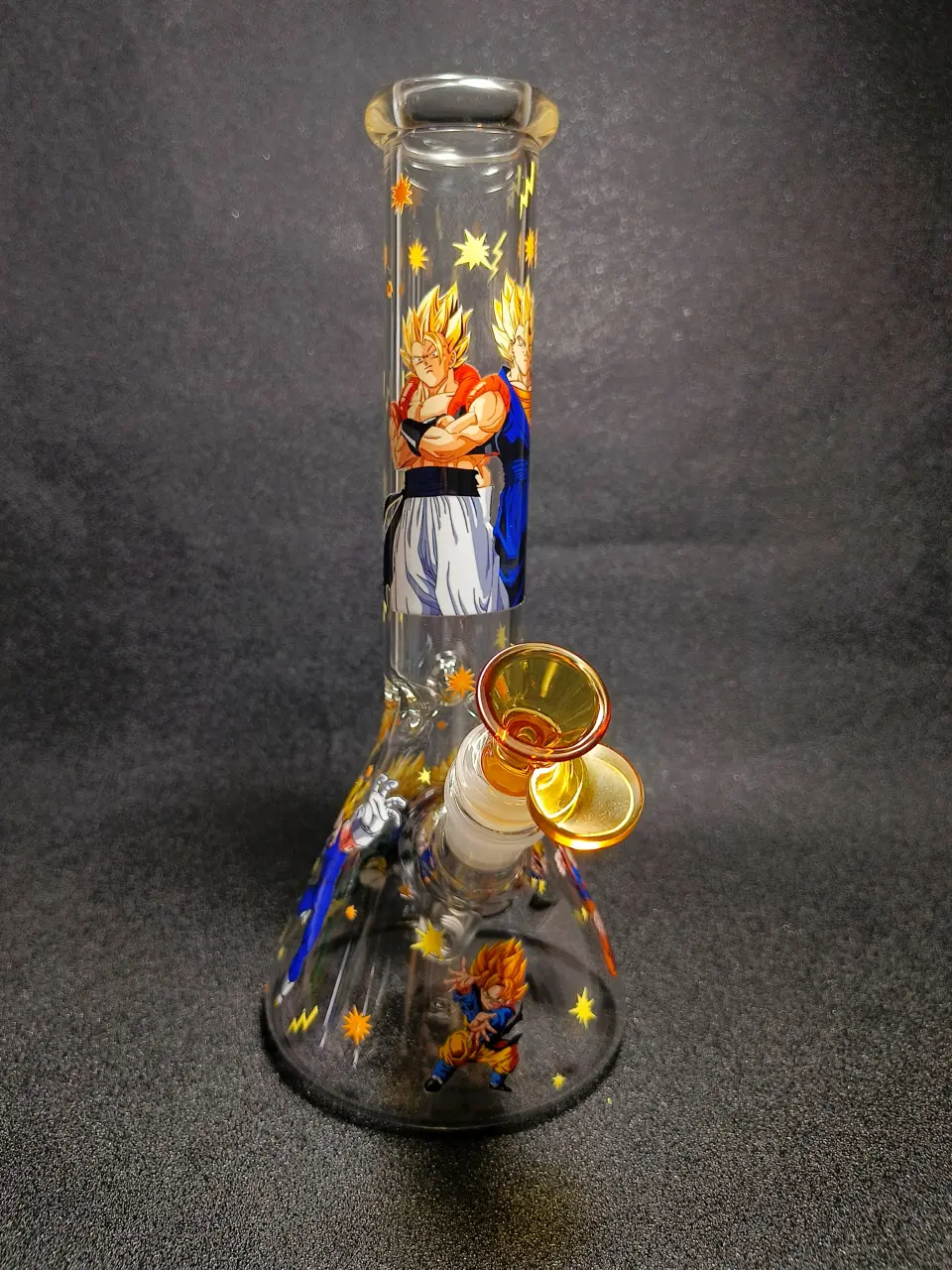 Dragon Ball Super Saiyan Gogeta Vegito Beaker Glass Bong