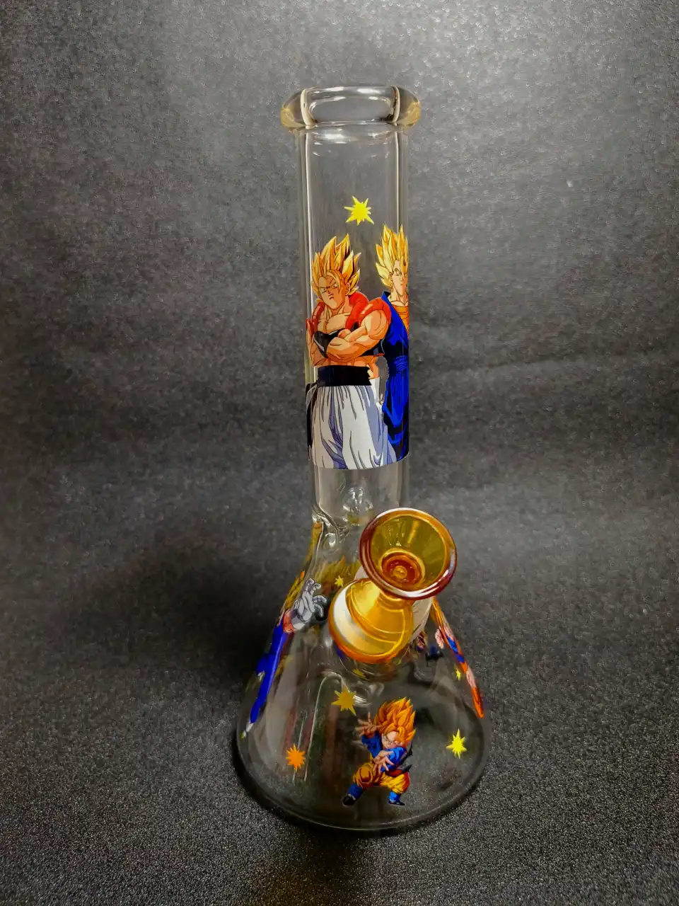Dragon Ball Super Saiyan Gogeta Vegito Beaker Glass Bong