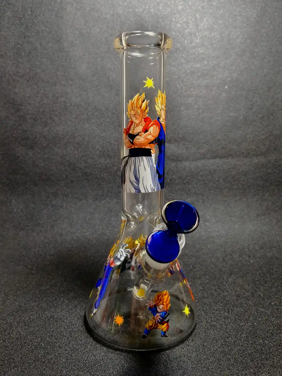 Dragon Ball Super Saiyan Gogeta Vegito Beaker Glass Bong
