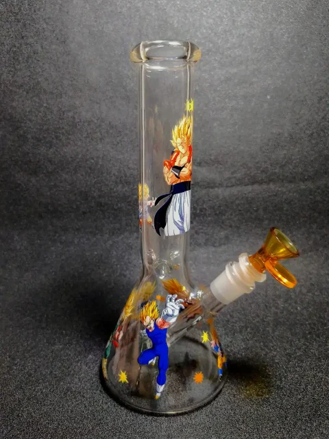draDragon Ball Super Saiyan Gogeta Vegito Beaker Glass Bonggon-ball-super-saiyan-gogeta-vegito-beaker-glass-bong-2 Dragon Ball Super Saiyan Gogeta Vegito Beaker Glass Bong