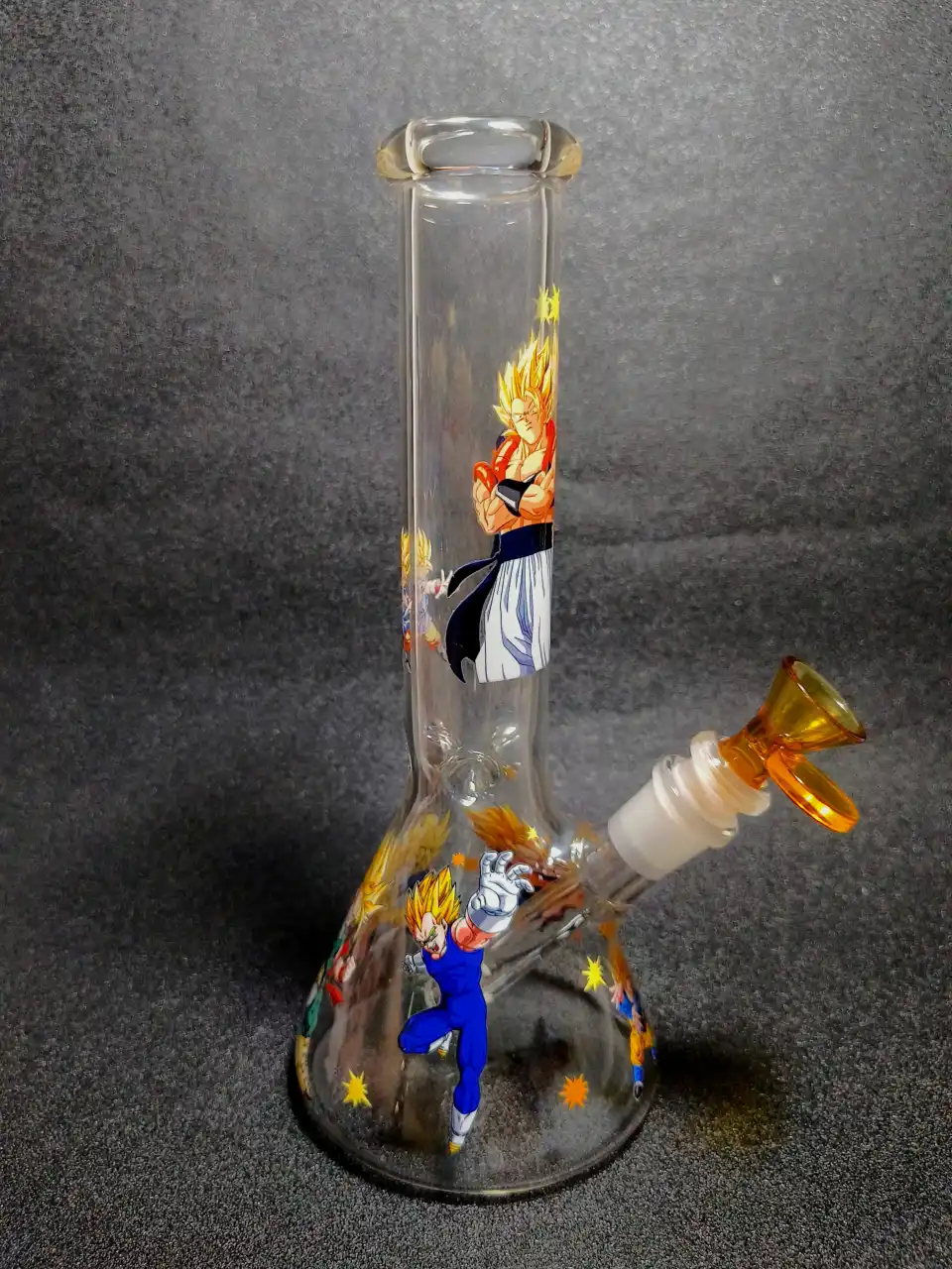 Dragon Ball Super Saiyan Gogeta Vegito Beaker Glass Bong