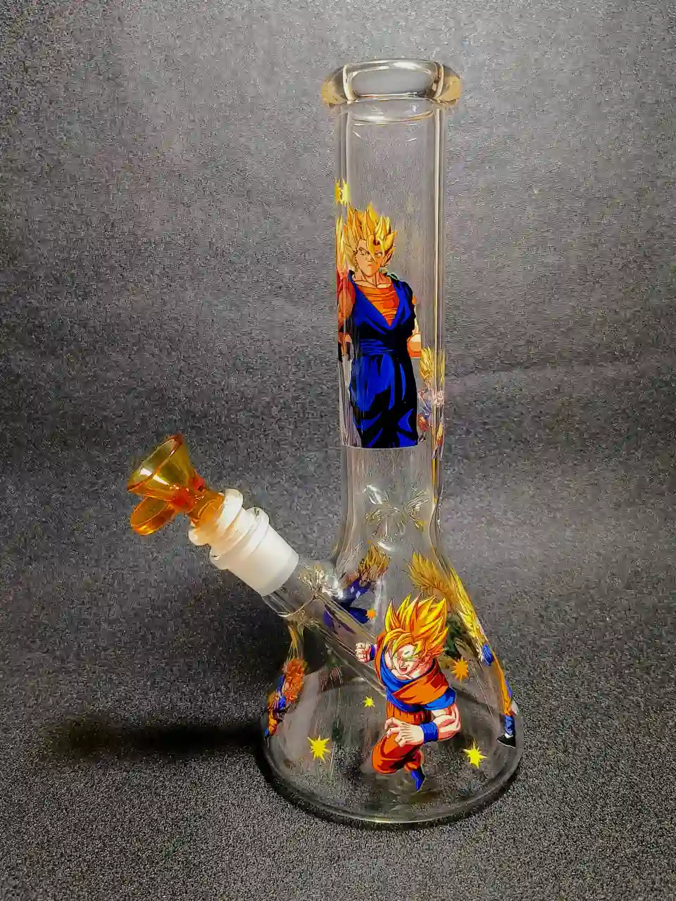 Dragon Ball Super Saiyan Gogeta Vegito Beaker Glass Bong
