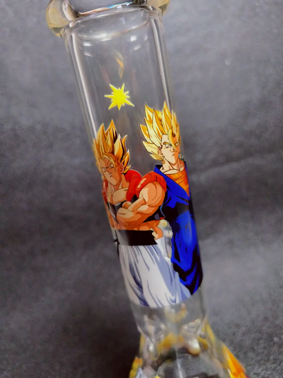 Dragon Ball Super Saiyan Gogeta Vegito Beaker Glass Bong