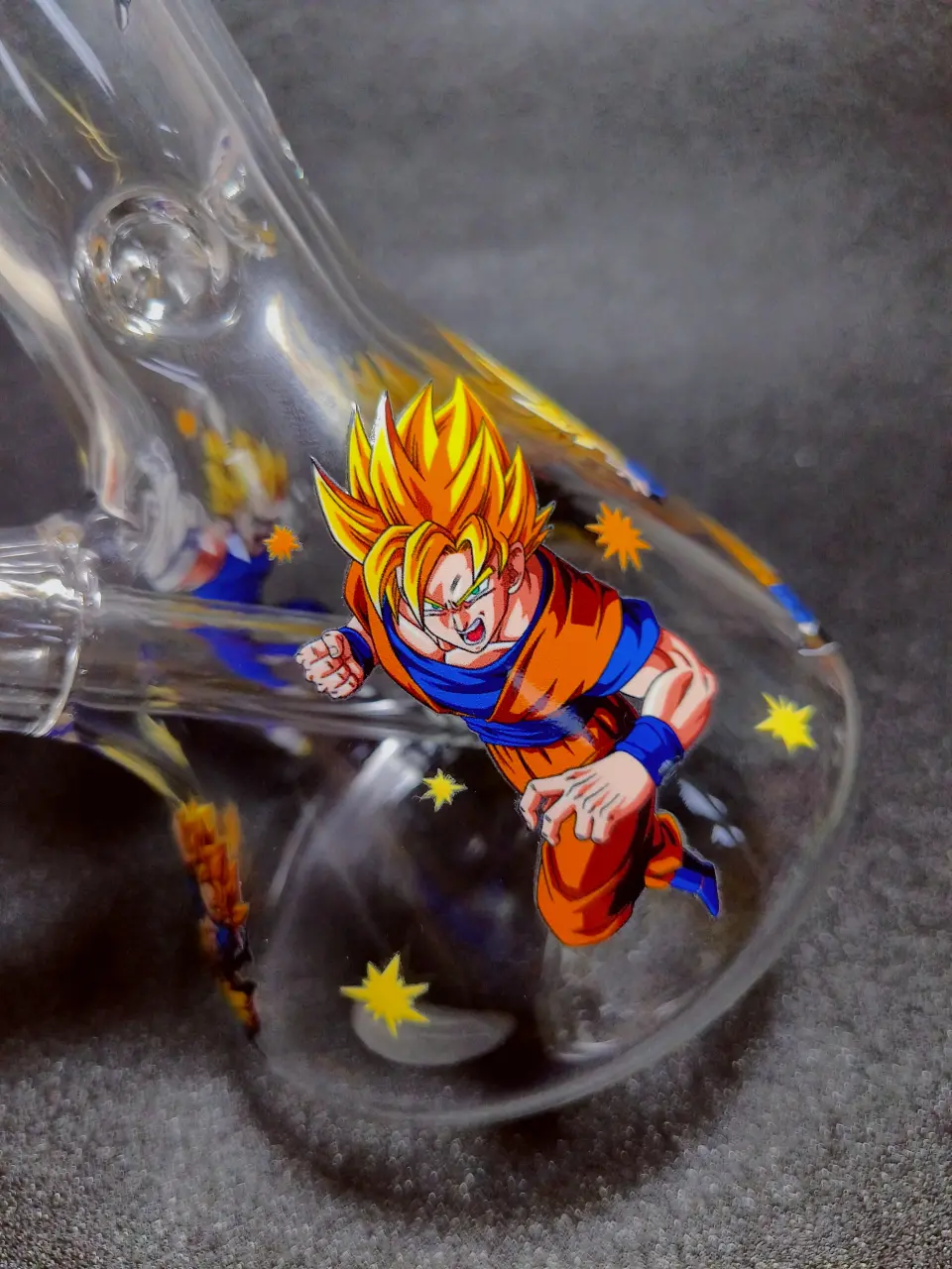 Dragon Ball Super Saiyan Gogeta Vegito Beaker Glass Bong