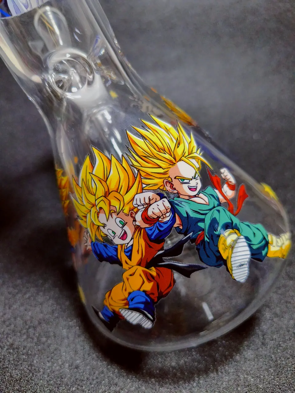 Dragon Ball Super Saiyan Gogeta Vegito Beaker Glass Bong