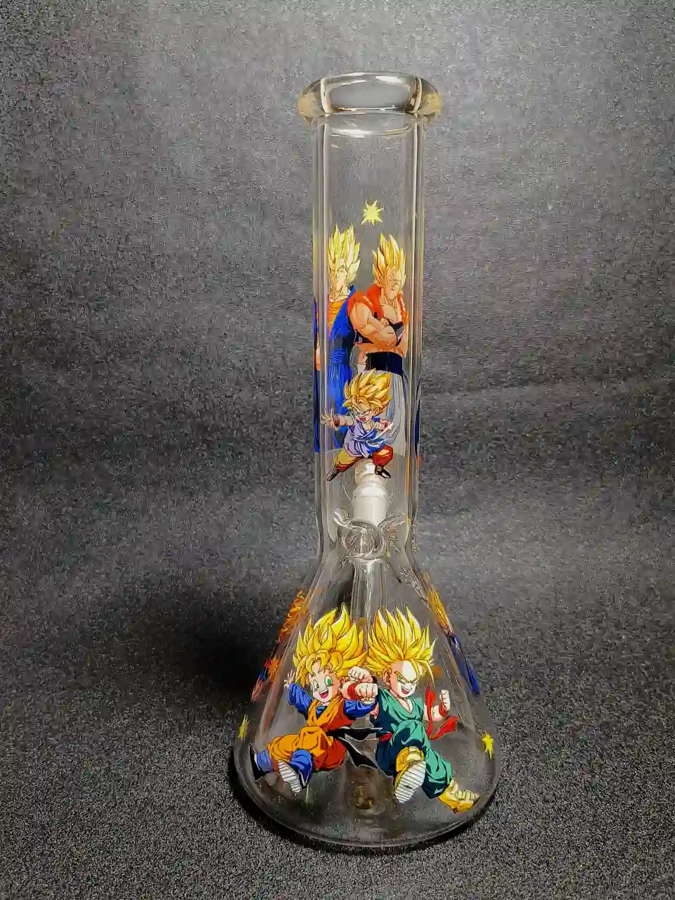 Dragon Ball Super Saiyan Gogeta Vegito Beaker Glass Bong