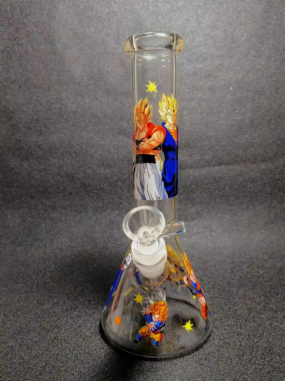 Dragon Ball Super Saiyan Gogeta Vegito Beaker Glass Bong