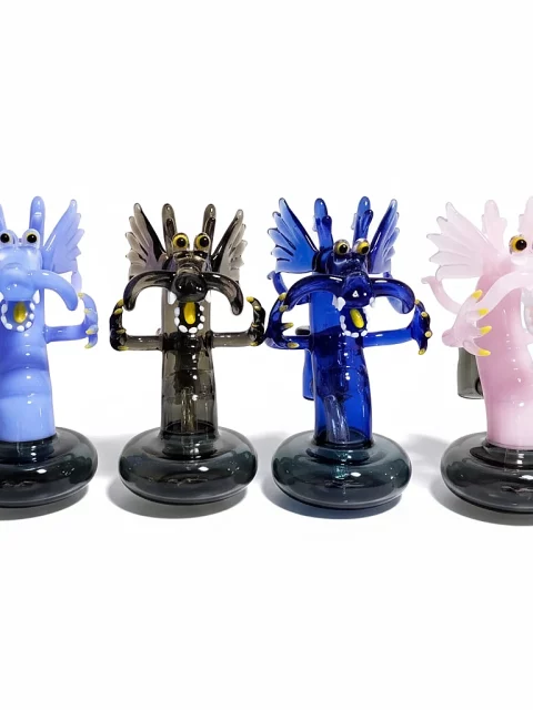 6" Dragon Master Glass Dab Rig | Multiple colors