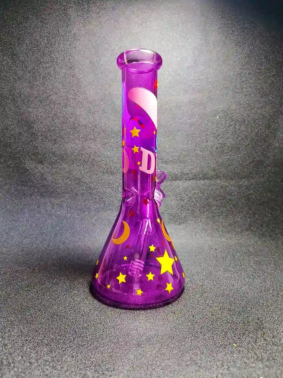 10" Dumbo Inspired Purple Beaker Glass Bong