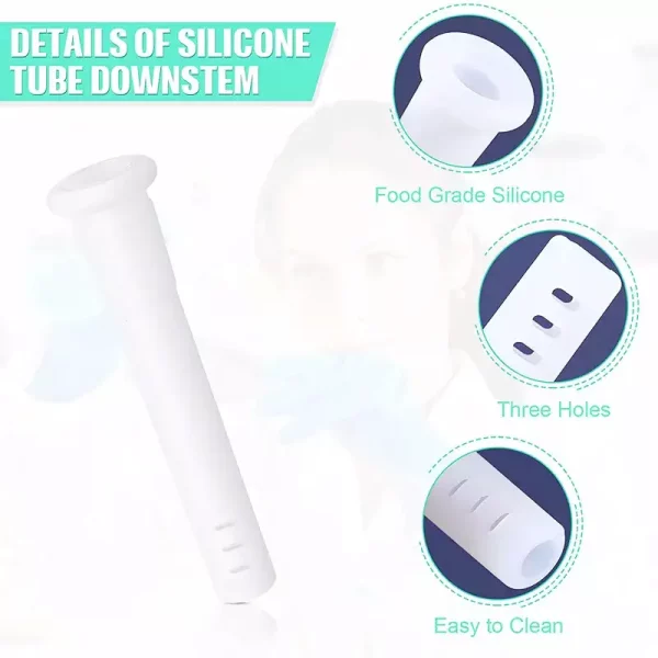 Durable Silicone Downstem | 18mm to 14mm
