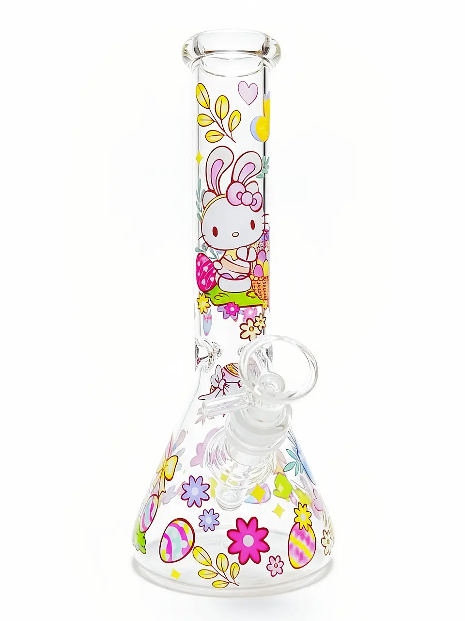 10” Easter Sanrio Beaker Glass Bong | Spring Garden Cutie Edition