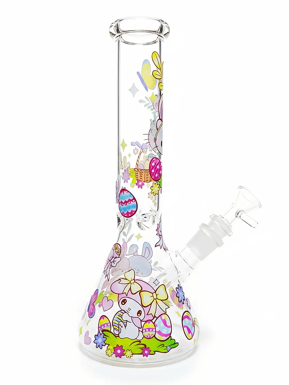 10” Easter Sanrio Beaker Glass Bong | Spring Garden Cutie Edition