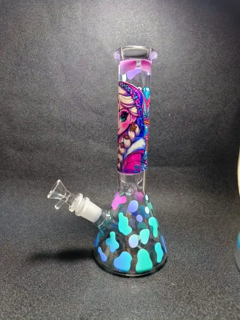 10″ Elsa Frozen Queen 420 Ice Flow Beaker Bong 10" Elsa Frozen Queen 420 Ice Flow Beaker Bong