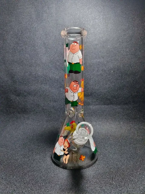 Family Guy Peter Griffin Beaker Glass Bong
