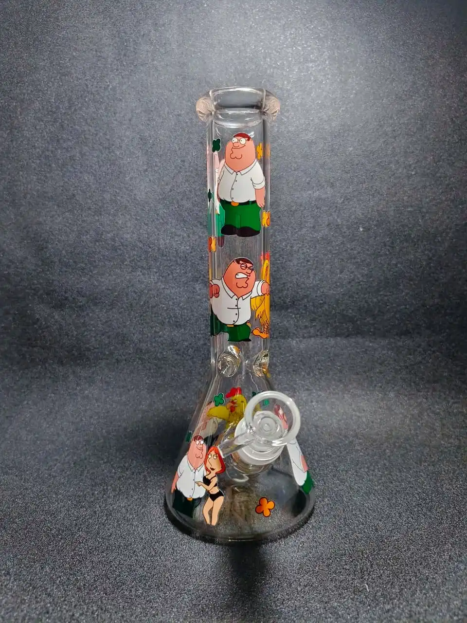 Family Guy Peter Griffin Beaker Glass Bong