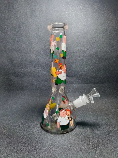Family Guy Peter Griffin Beaker Glass Bong Family Guy Peter Griffin Beaker Glass Bong