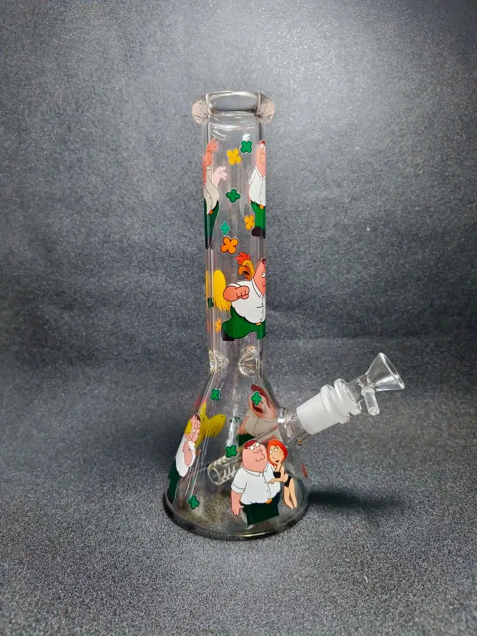 Family Guy Peter Griffin Beaker Glass Bong