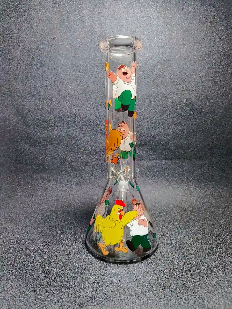 Family Guy Peter Griffin Beaker Glass Bong