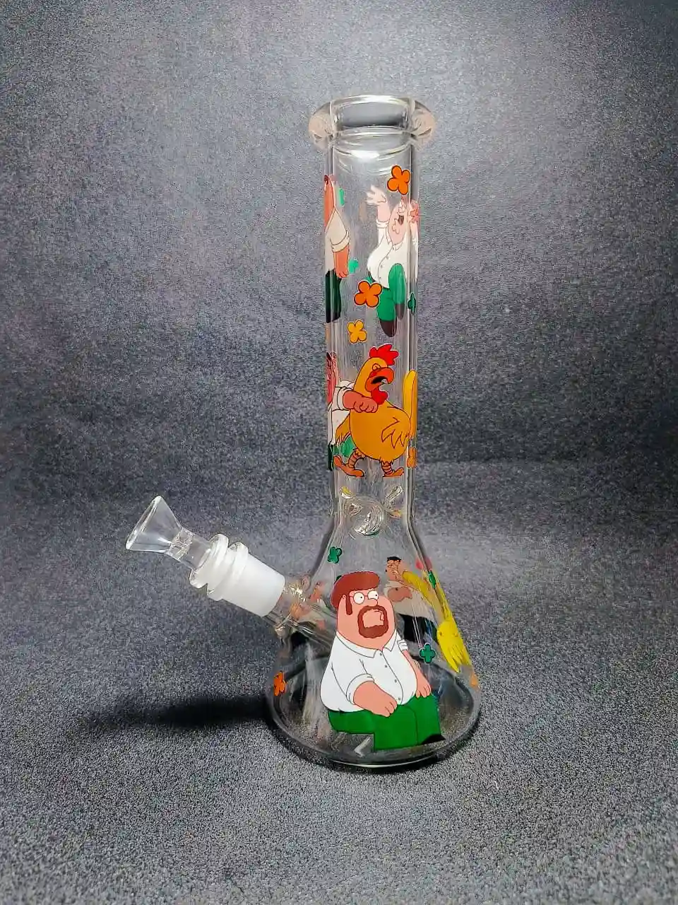 Family Guy Peter Griffin Beaker Glass Bong