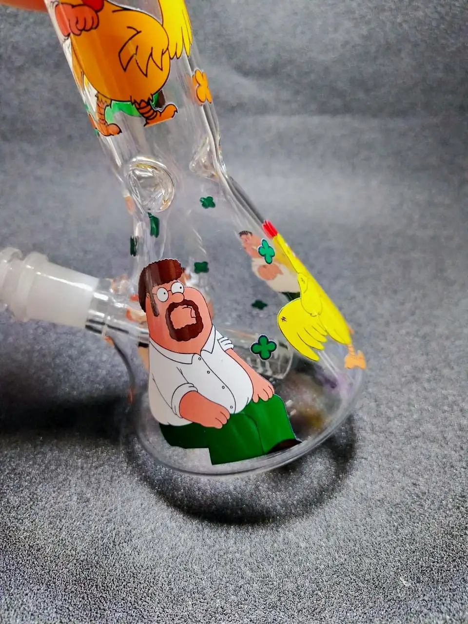 Family Guy Peter Griffin Beaker Glass Bong