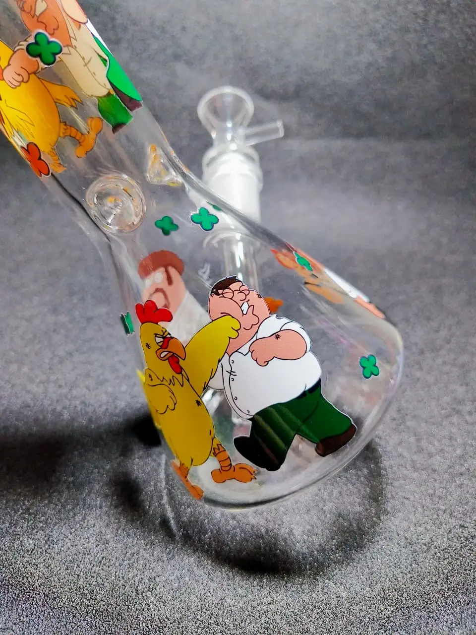 Family Guy Peter Griffin Beaker Glass Bong