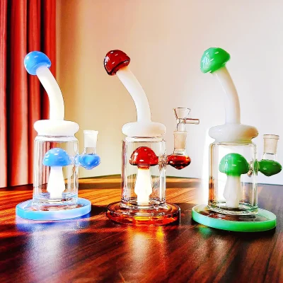 7" Fantasy Mushroom Mini Glass Bong