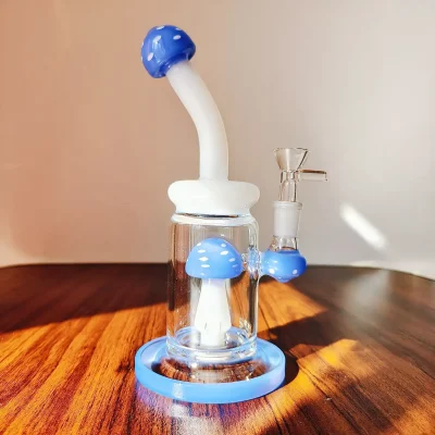 7" Fantasy Mushroom Mini Glass Bong