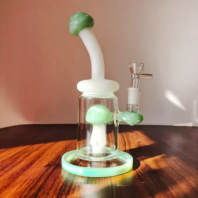 7" Fantasy Mushroom Mini Glass Bong