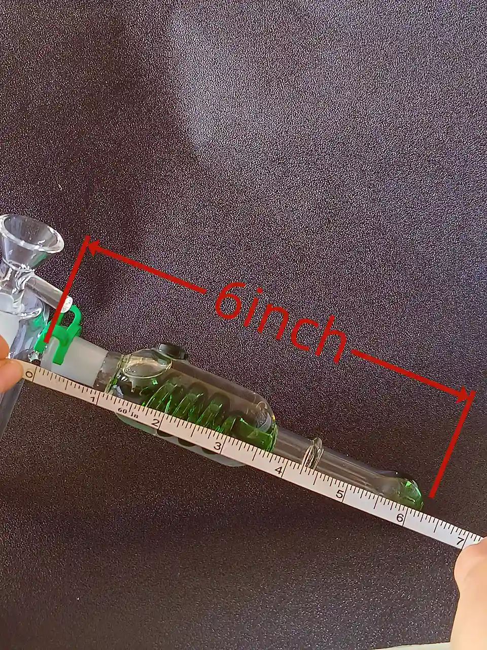 Freeze Pipe Glycerin Bubbler Pipe -Green