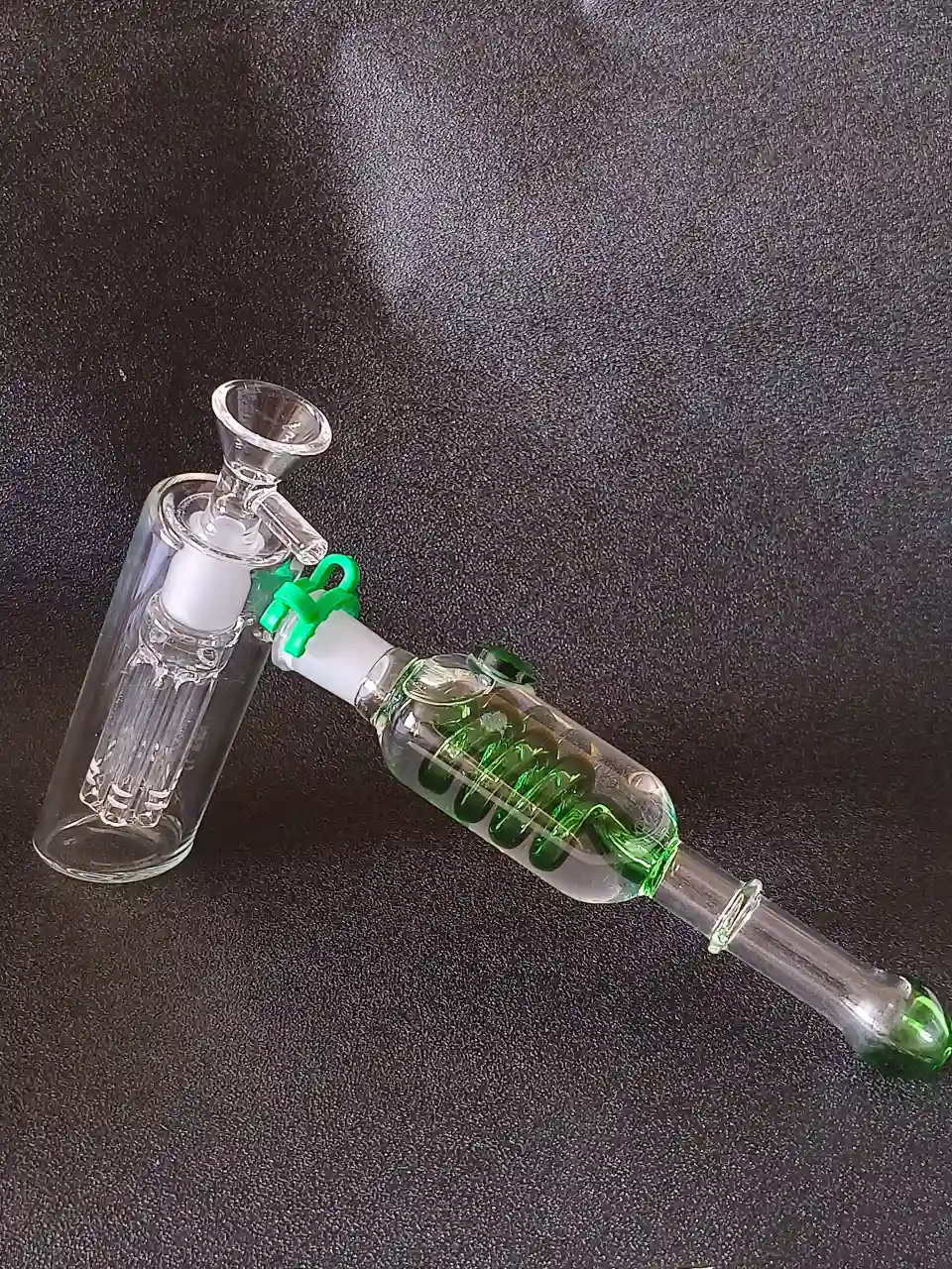 Freeze Pipe Glycerin Bubbler Pipe -Green